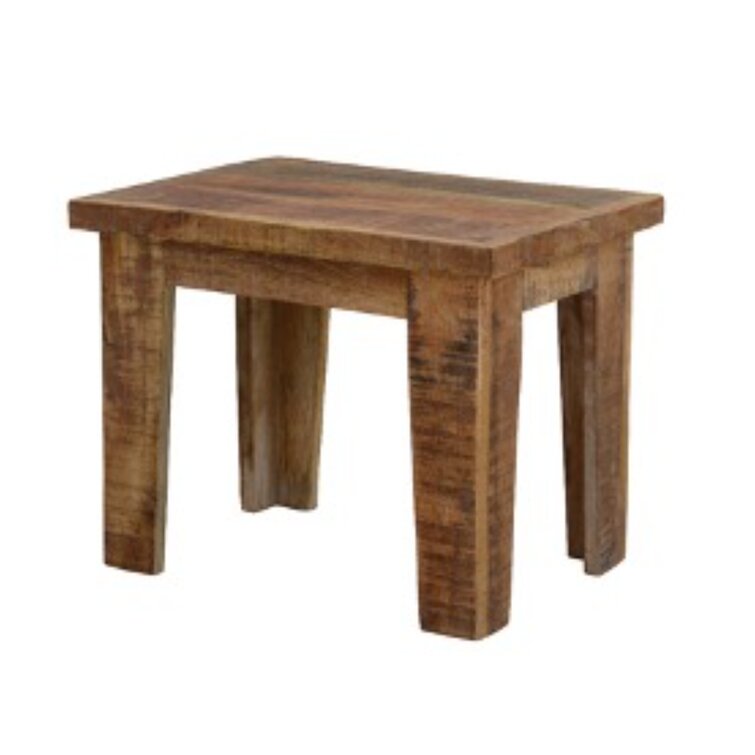 Foundry Select Montreuil Solid Wood Accent Stool | Wayfair